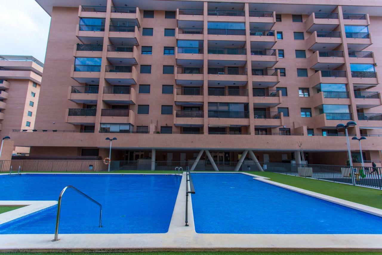 Apartment On The Beach,Pool,Wifi,Garage,Valencia Valência Exterior foto